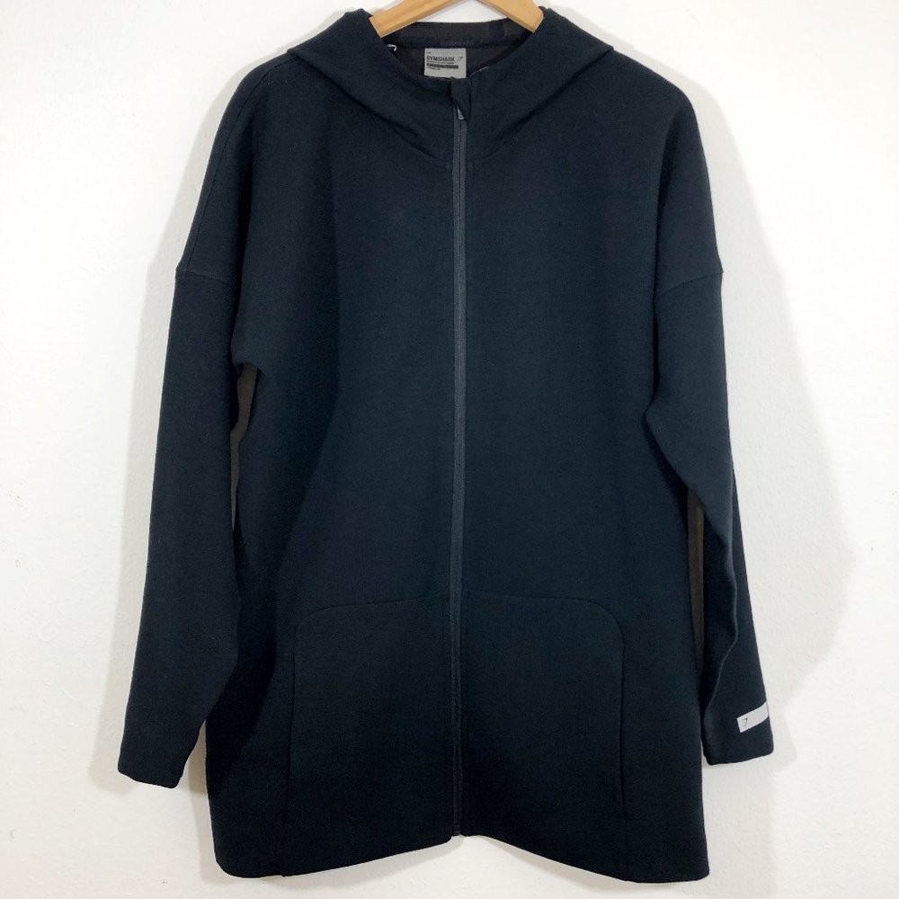 Gymshark Black Full-Zip Hoodie